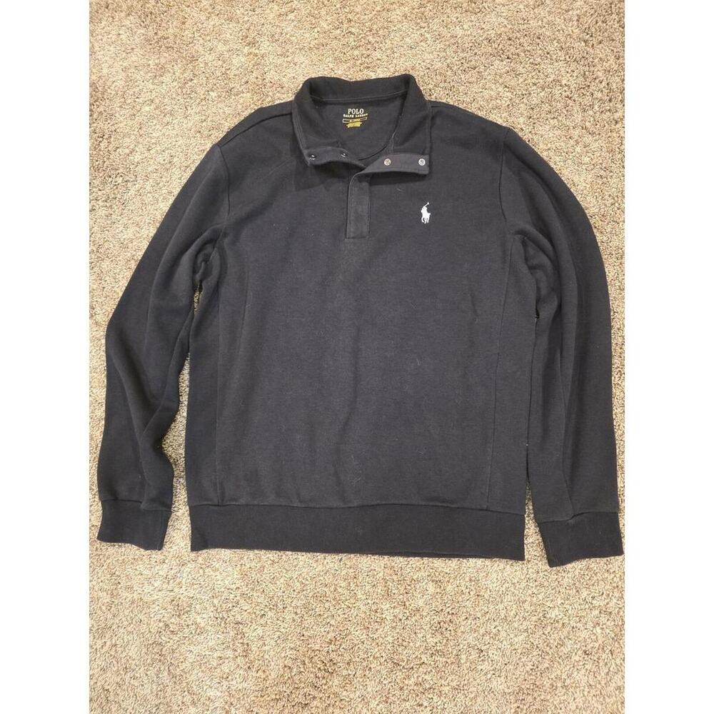 Polo Ralph Lauren Men’s Pullover, Black, Size Medium M